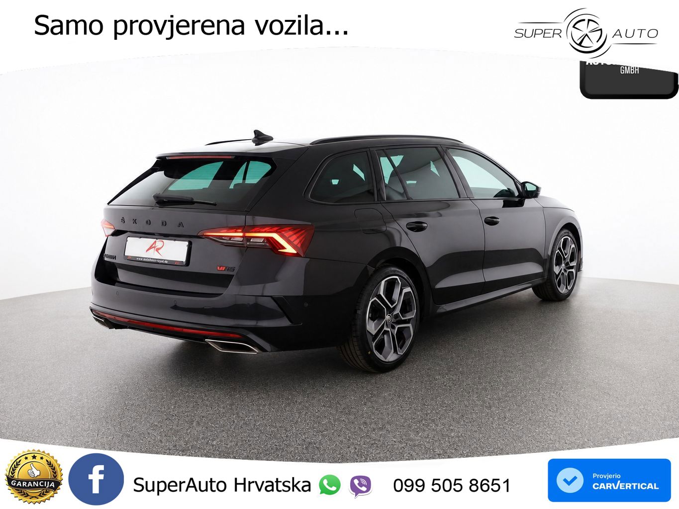 Škoda Octavia Combi RS 2.0 TDI (200 KS) DSG LED+GR SJED+ACC