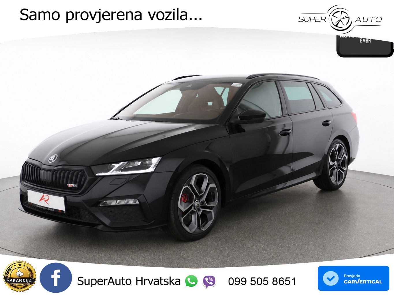 Škoda Octavia Combi RS 2.0 TDI (200 KS) DSG LED+GR SJED+ACC