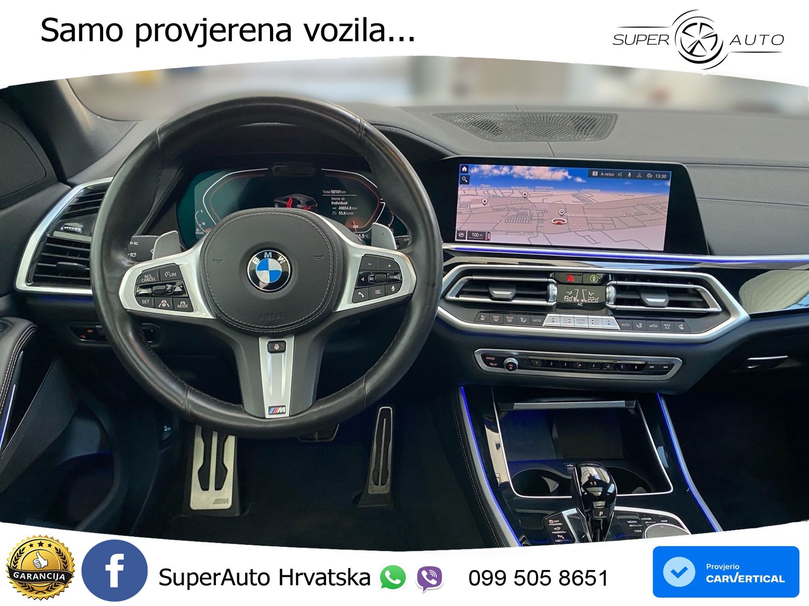 BMW X5 30d (286 KS) xDrive Steptronic M Sport LED+GR SJED+ACC
