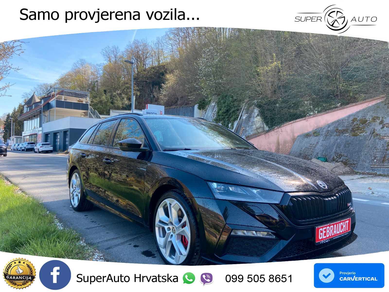 Škoda Octavia Combi RS 2.0 TSI (245 KS) DSG LED+GR SJED+ACC