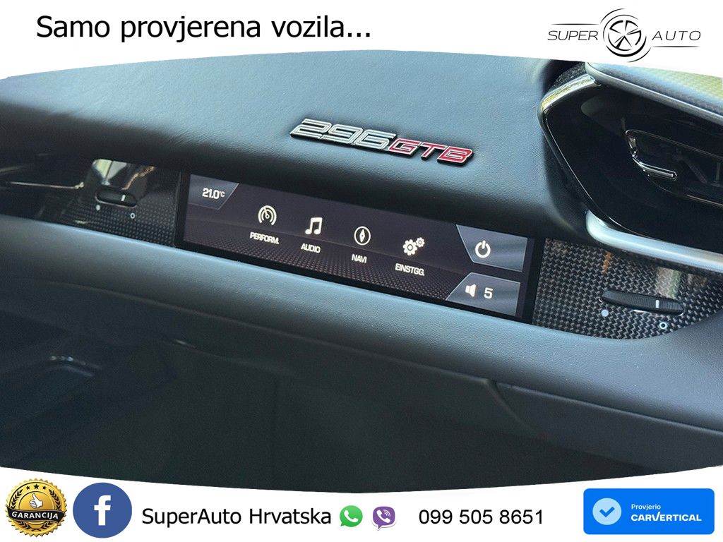 Ferrari 296 GTB 3.0 V6 (830 KS) F1 DCT