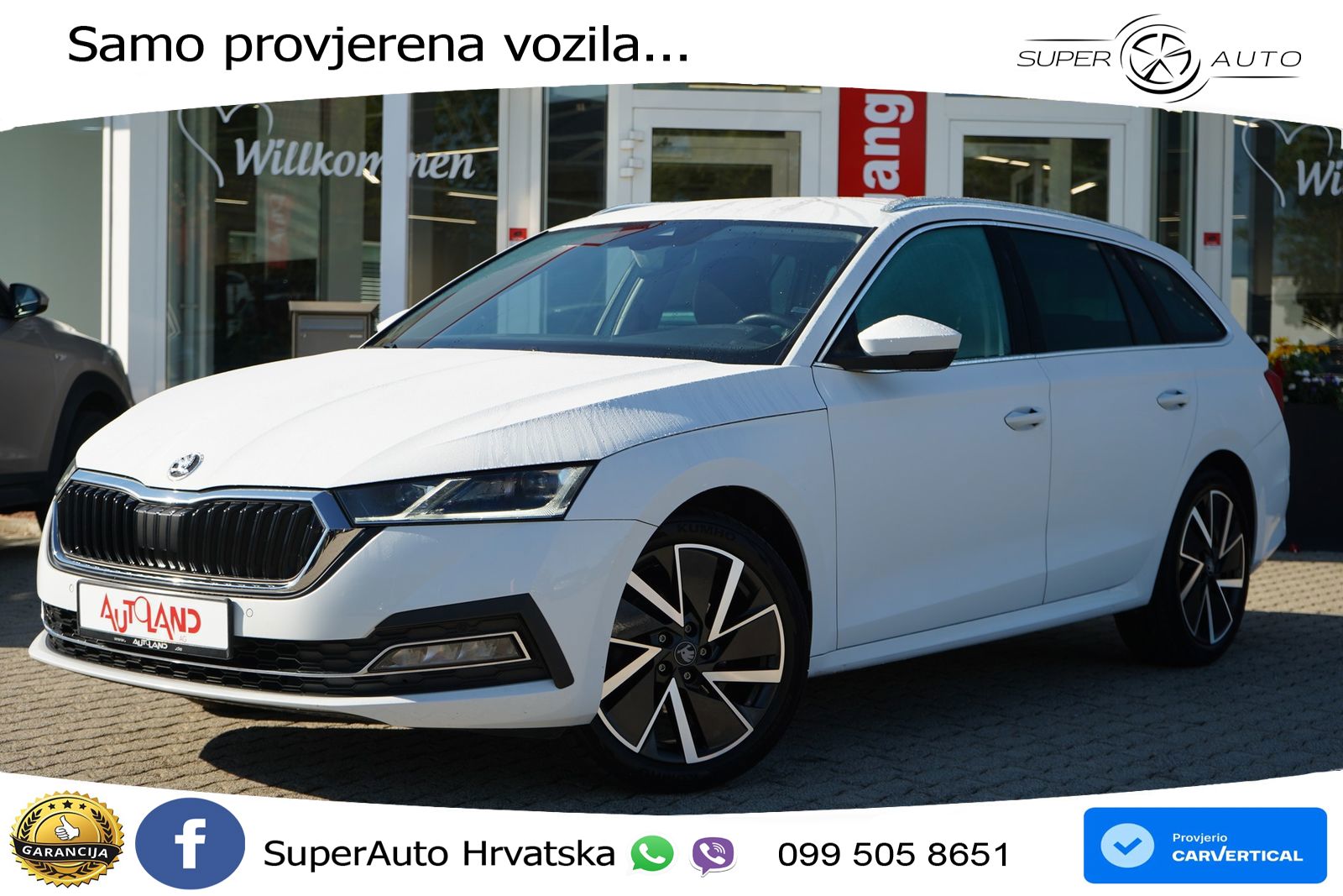 Škoda Octavia Combi 1.5 TSI (150 KS) LED+GR SJED+ACC
