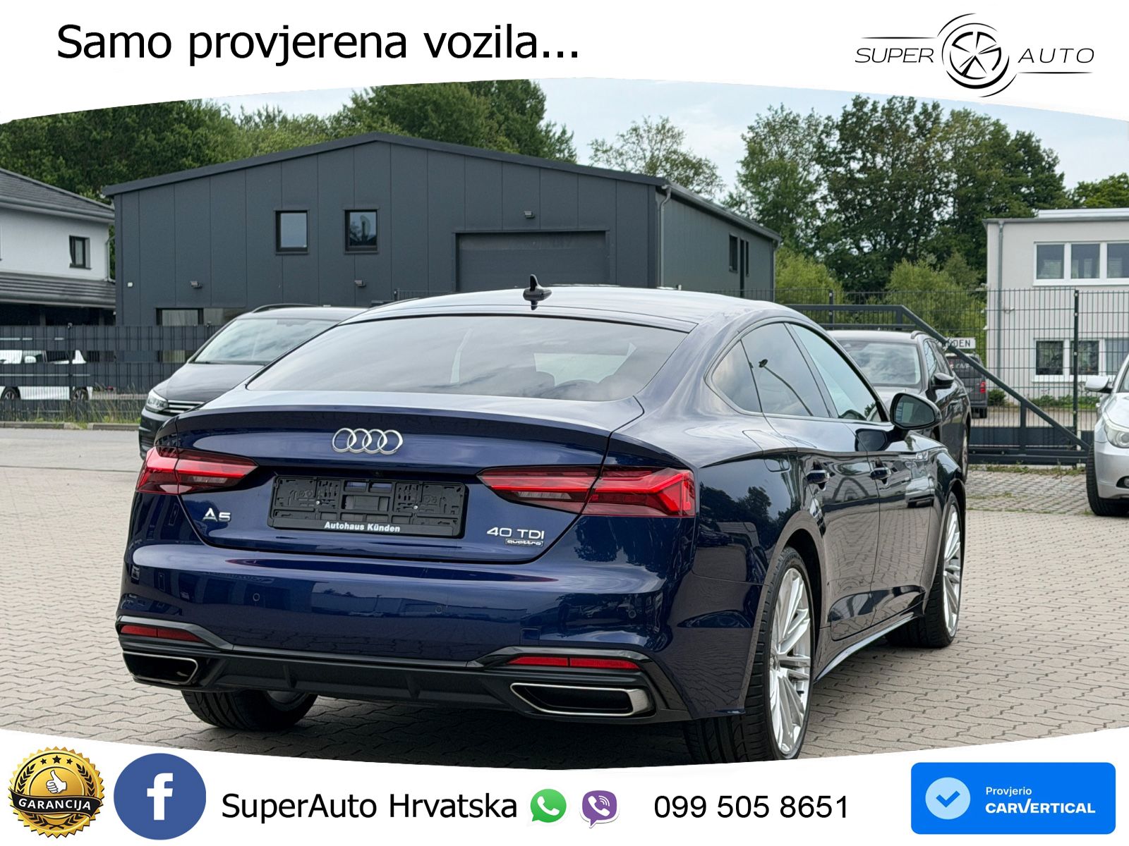 Audi A5 Sportback 40 TDI (204 KS) quattro S tronic S line