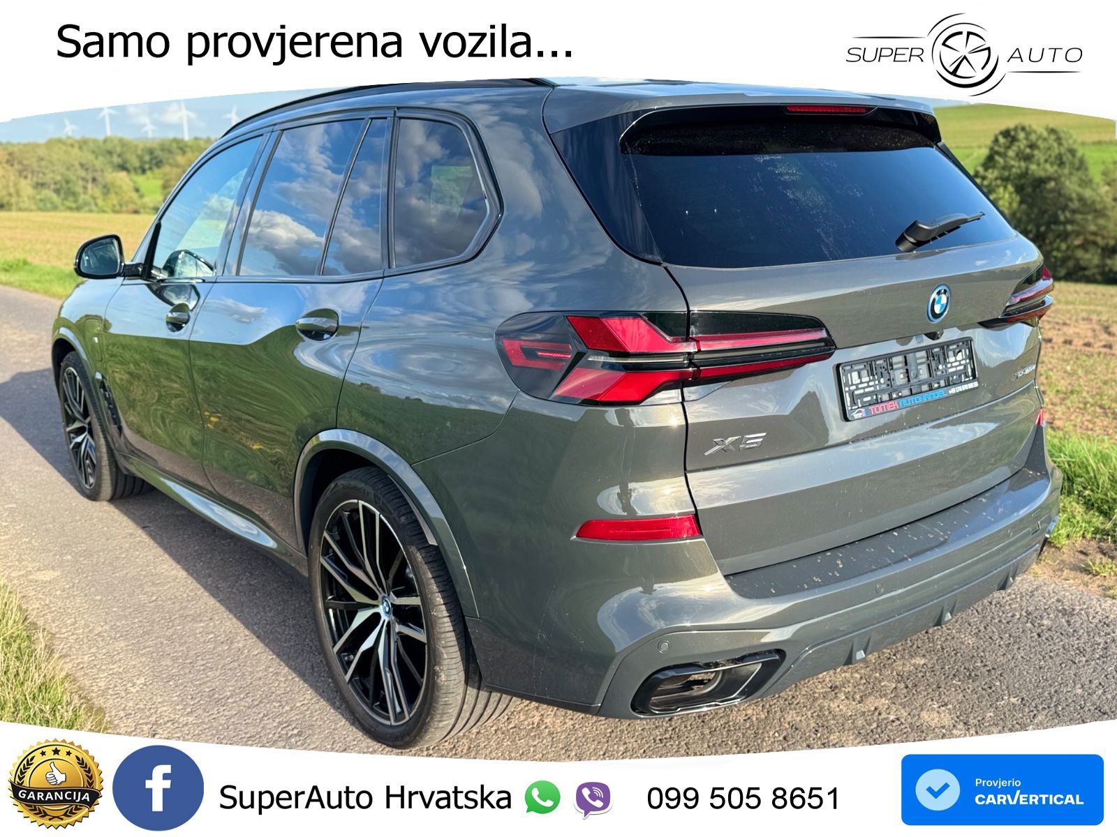 BMW X5 50e (489 KS) xDrive Steptronic M Sport ZRAČNI+ACC+GR SJED+KAM+PANO