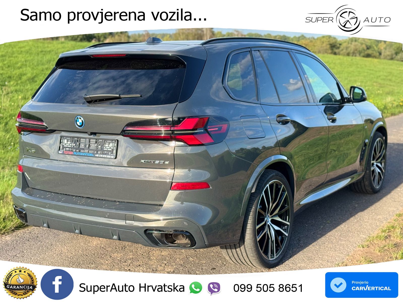 BMW X5 50e (489 KS) xDrive Steptronic M Sport ZRAČNI+ACC+GR SJED+KAM+PANO