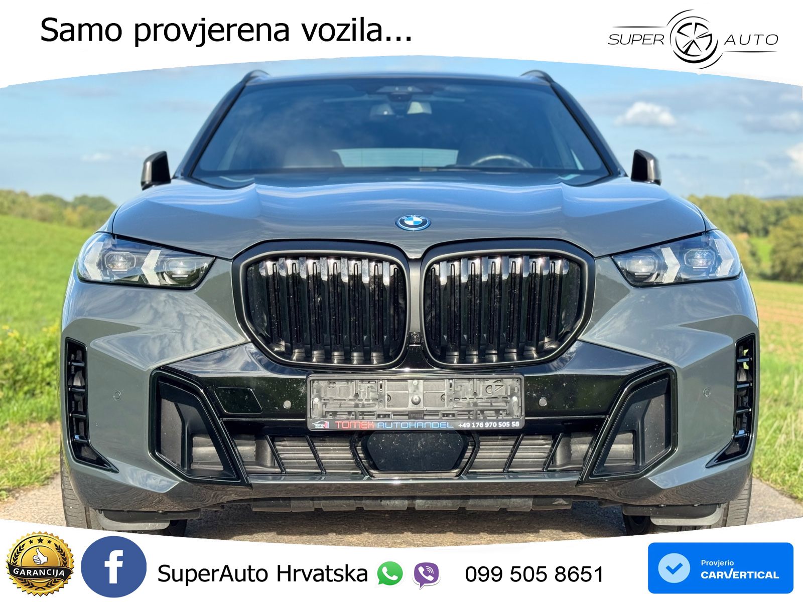 BMW X5 50e (489 KS) xDrive Steptronic M Sport ZRAČNI+ACC+GR SJED+KAM+PANO