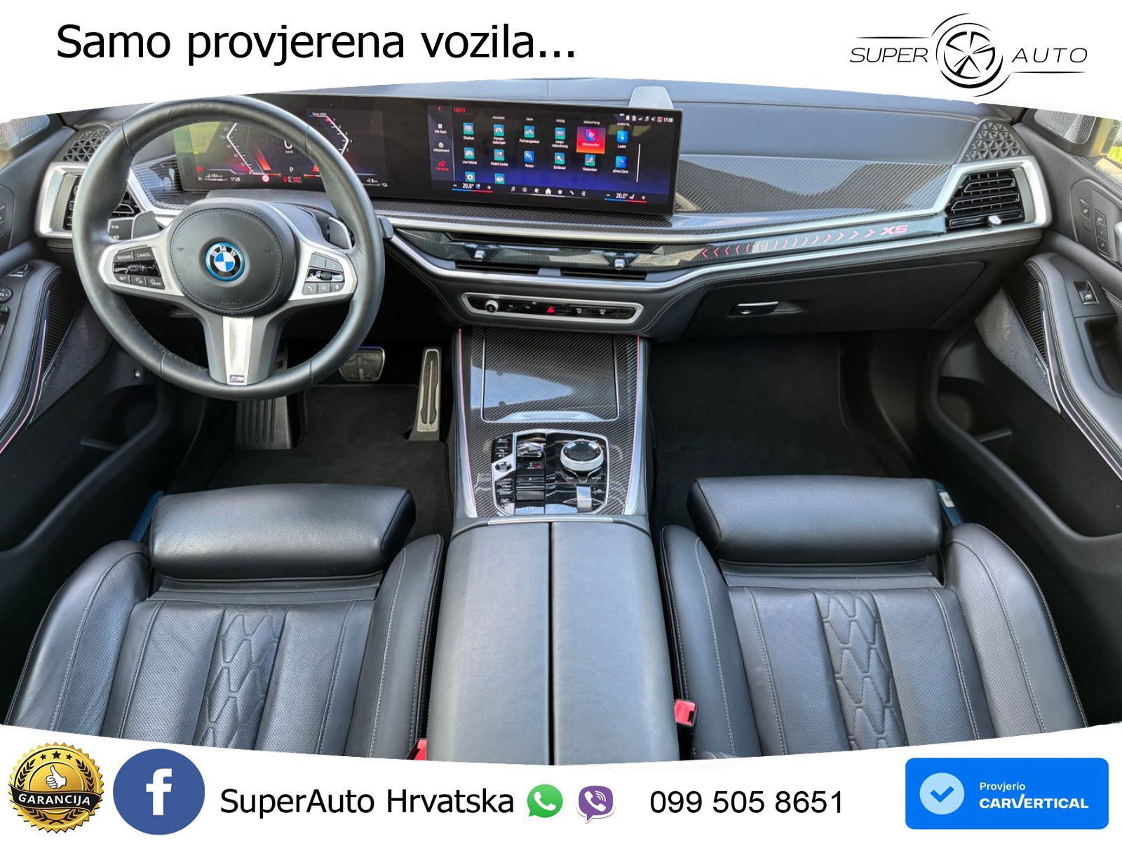 BMW X5 50e (489 KS) xDrive Steptronic M Sport ZRAČNI+ACC+GR SJED+KAM+PANO