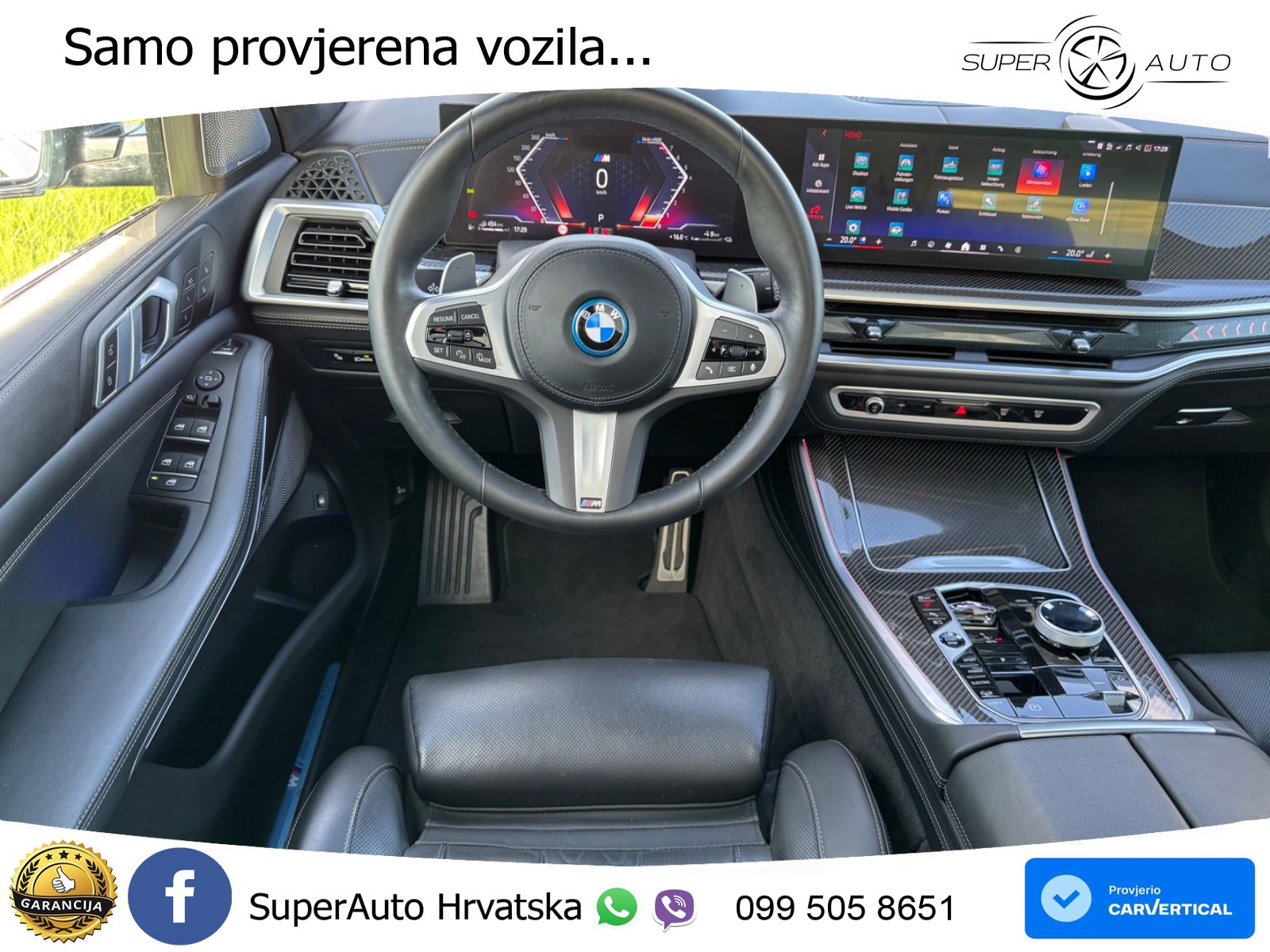 BMW X5 50e (489 KS) xDrive Steptronic M Sport ZRAČNI+ACC+GR SJED+KAM+PANO