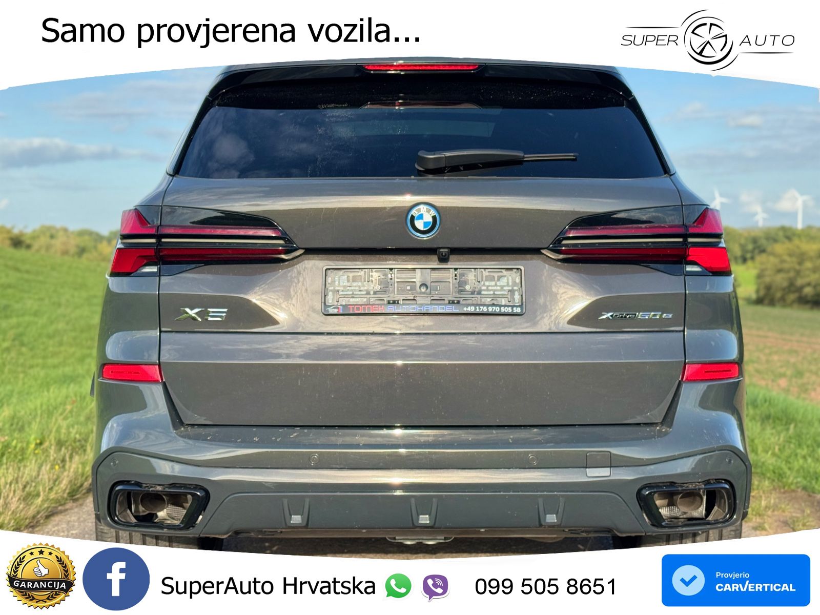 BMW X5 50e (489 KS) xDrive Steptronic M Sport ZRAČNI+ACC+GR SJED+KAM+PANO