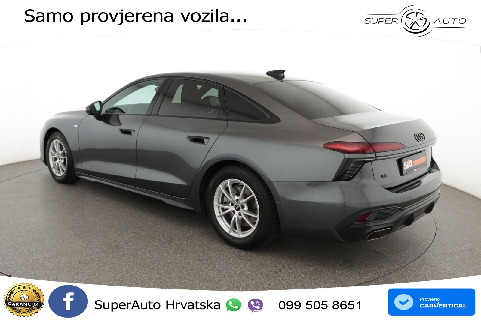 Audi A6 2.0 TFSI (204 KS) S tronic S line LED+GR SJED+ACC