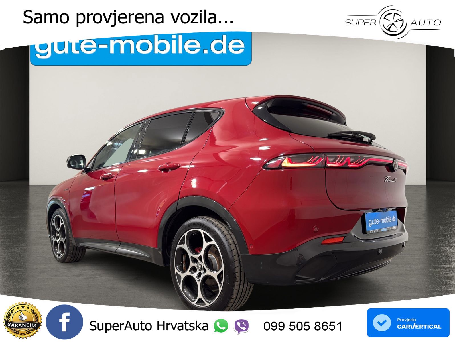 Alfa Romeo Tonale 1.5 VGT (160 KS) 48V-Hybrid TCT LED+GR SJED+ACC
