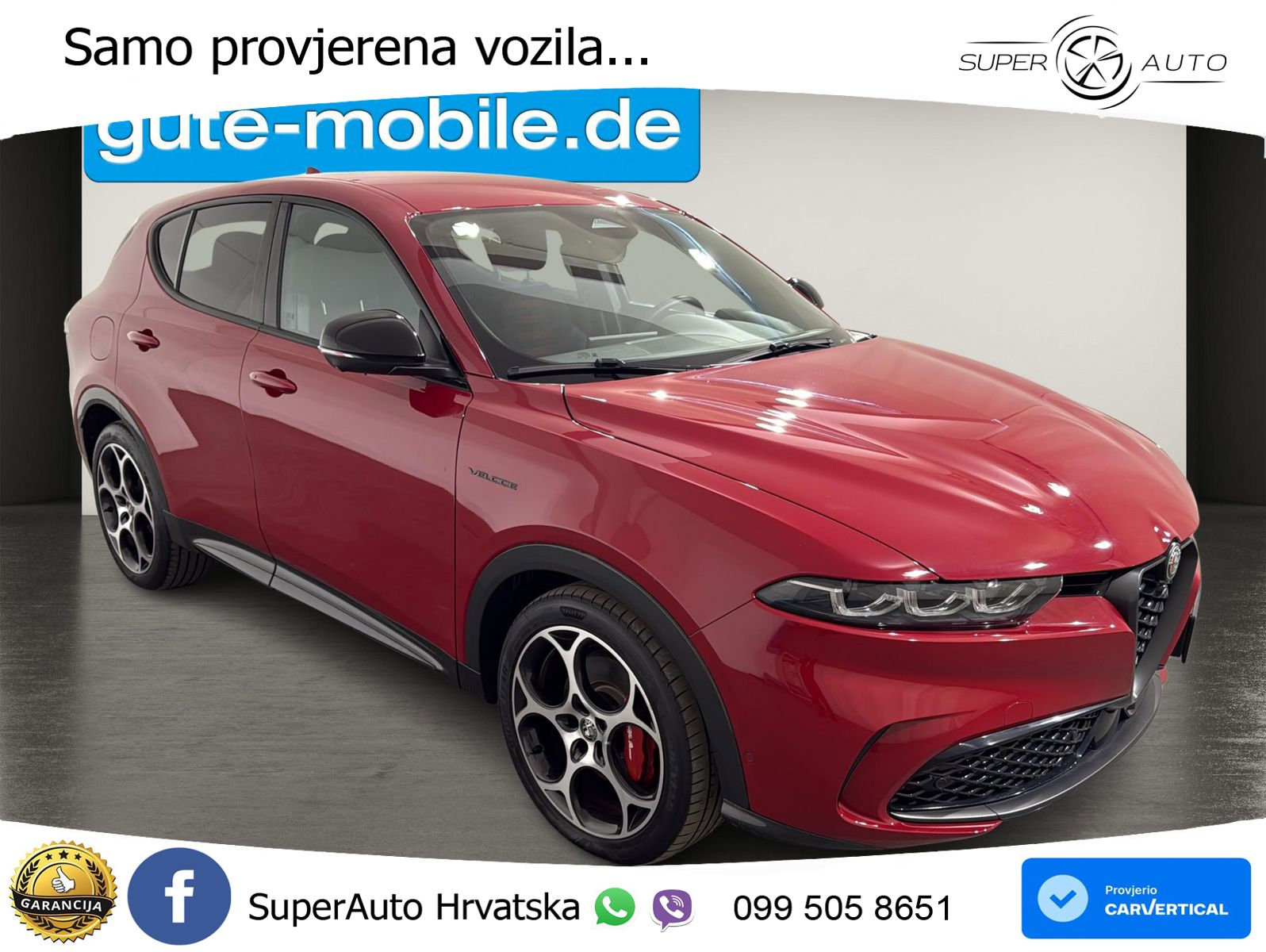 Alfa Romeo Tonale 1.5 VGT (160 KS) 48V-Hybrid TCT LED+GR SJED+ACC