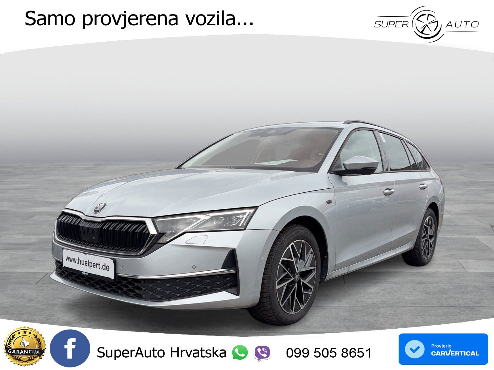 Škoda Octavia Combi 2.0 TDI (150 KS) DSG LED+GR SJED+ACC
