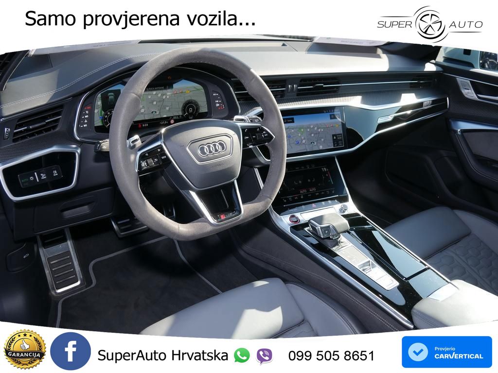 Audi RS6 Avant 4.0 TFSI V8 (600 KS) quattro Tiptronic Kuka ACC+HEAD+4xGR SJED+360+PANO
