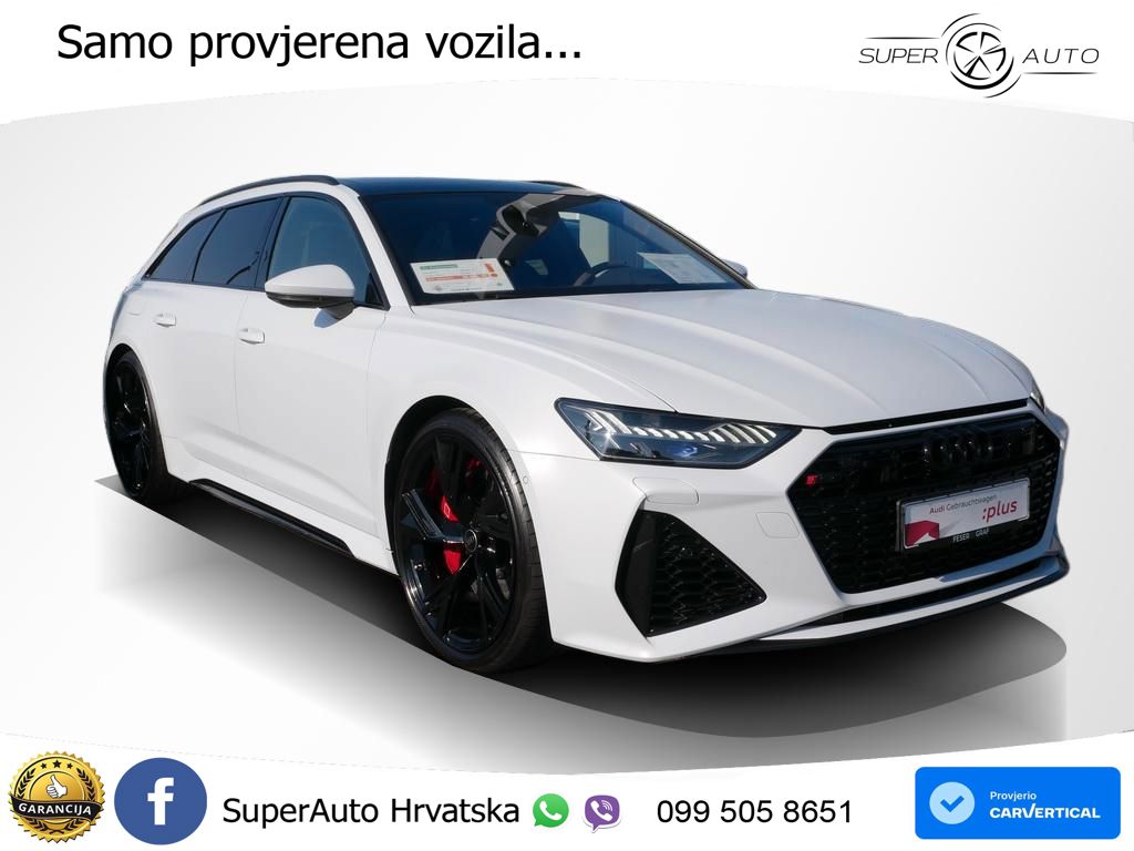 Audi RS6 Avant 4.0 TFSI V8 (600 KS) quattro Tiptronic Kuka ACC+HEAD+4xGR SJED+360+PANO