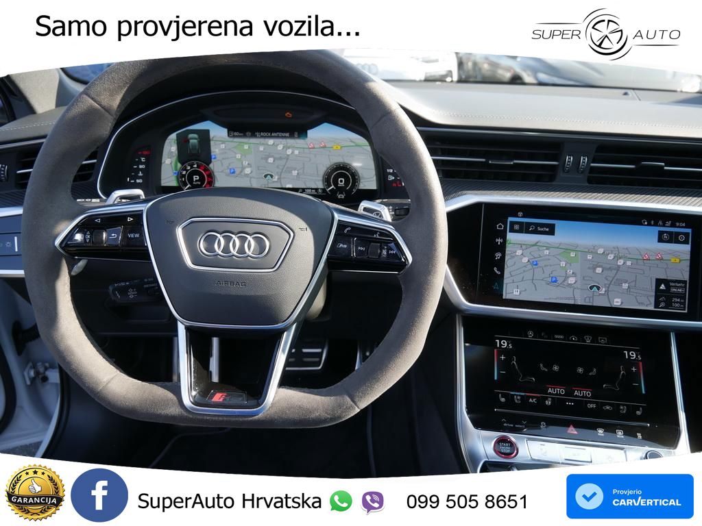 Audi RS6 Avant 4.0 TFSI V8 (600 KS) quattro Tiptronic Kuka ACC+HEAD+4xGR SJED+360+PANO