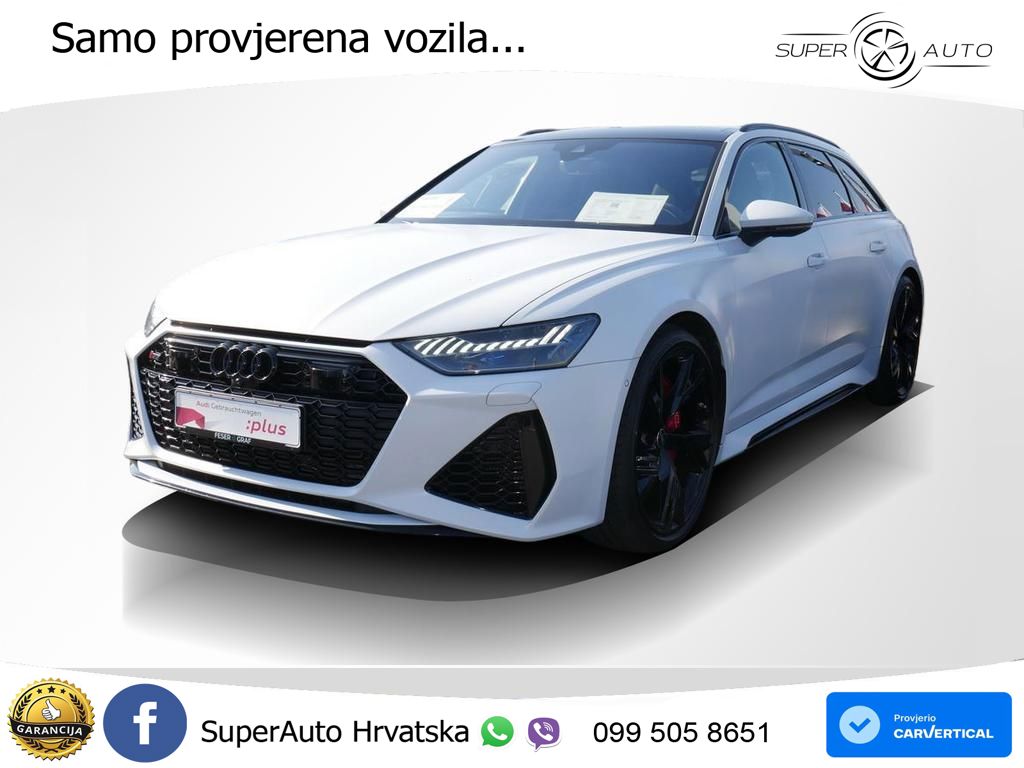 Audi RS6 Avant 4.0 TFSI V8 (600 KS) quattro Tiptronic Kuka ACC+HEAD+4xGR SJED+360+PANO