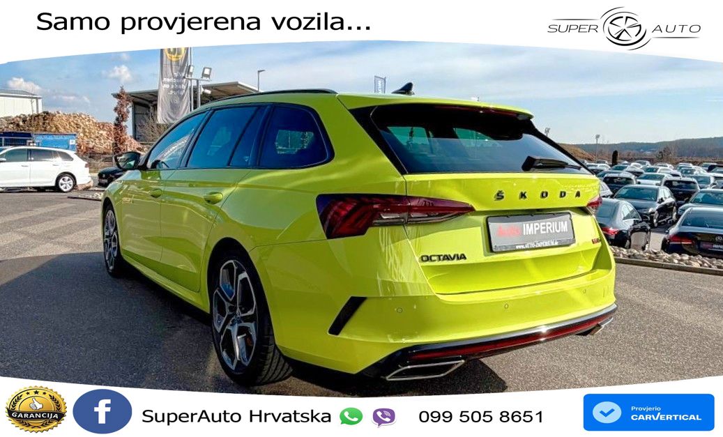 Škoda Octavia Combi RS 2.0 TSI (245 KS) DSG