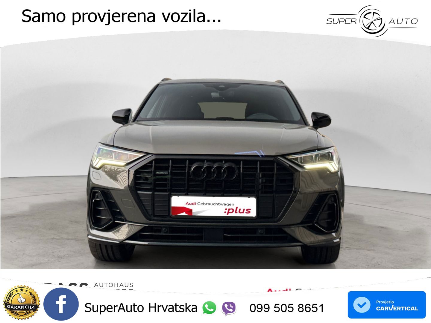 Audi Q3 40 TFSI (190 KS) quattro S tronic S line MATRIX+GR SJED+KAM