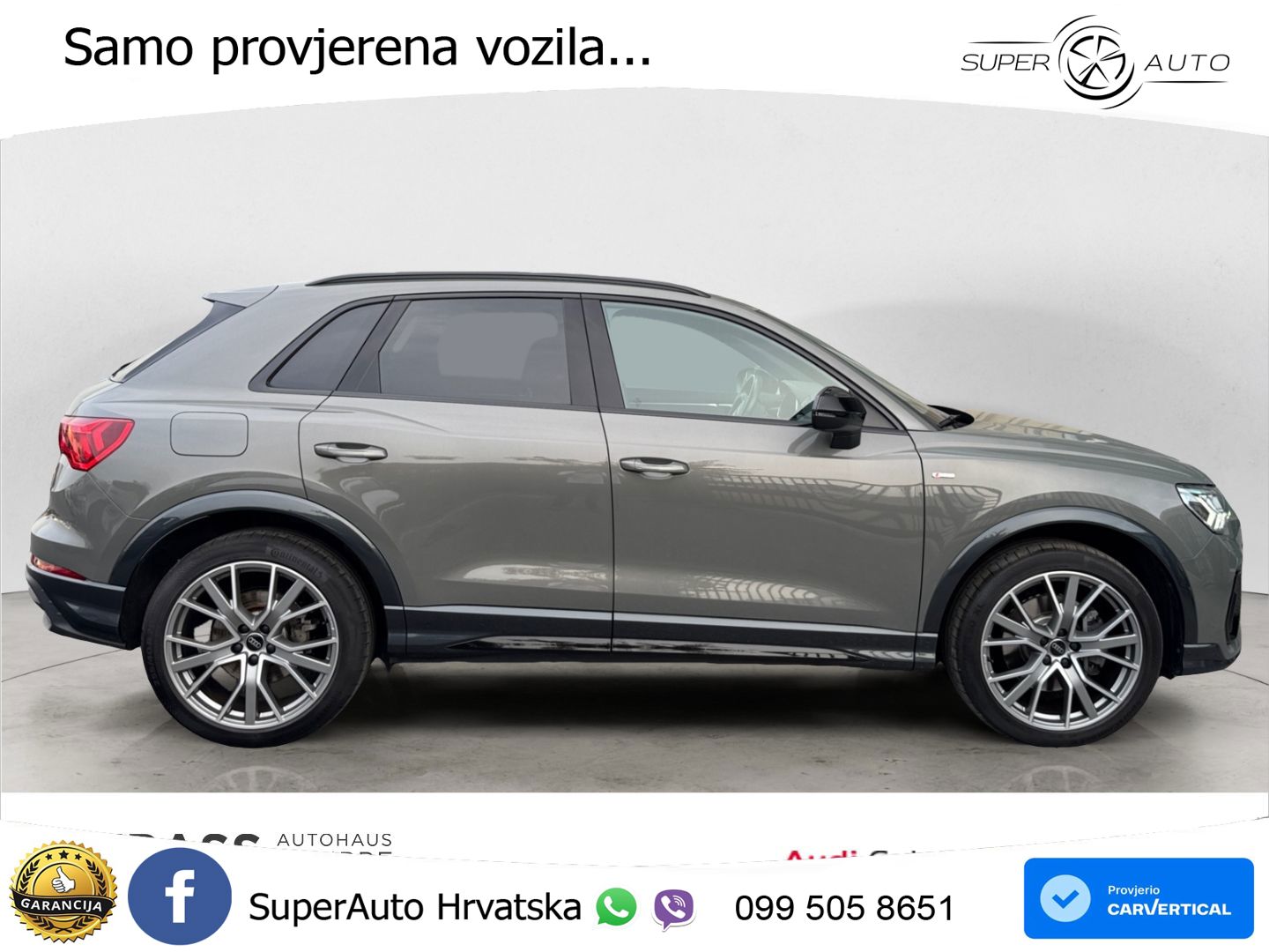 Audi Q3 40 TFSI (190 KS) quattro S tronic S line MATRIX+GR SJED+KAM