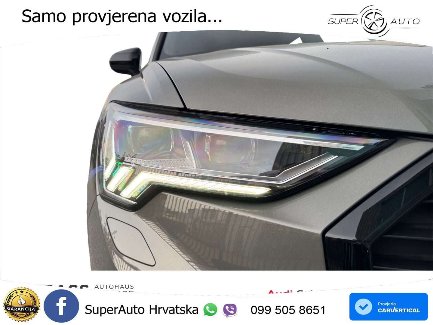 Audi Q3 40 TFSI (190 KS) quattro S tronic S line MATRIX+GR SJED+KAM