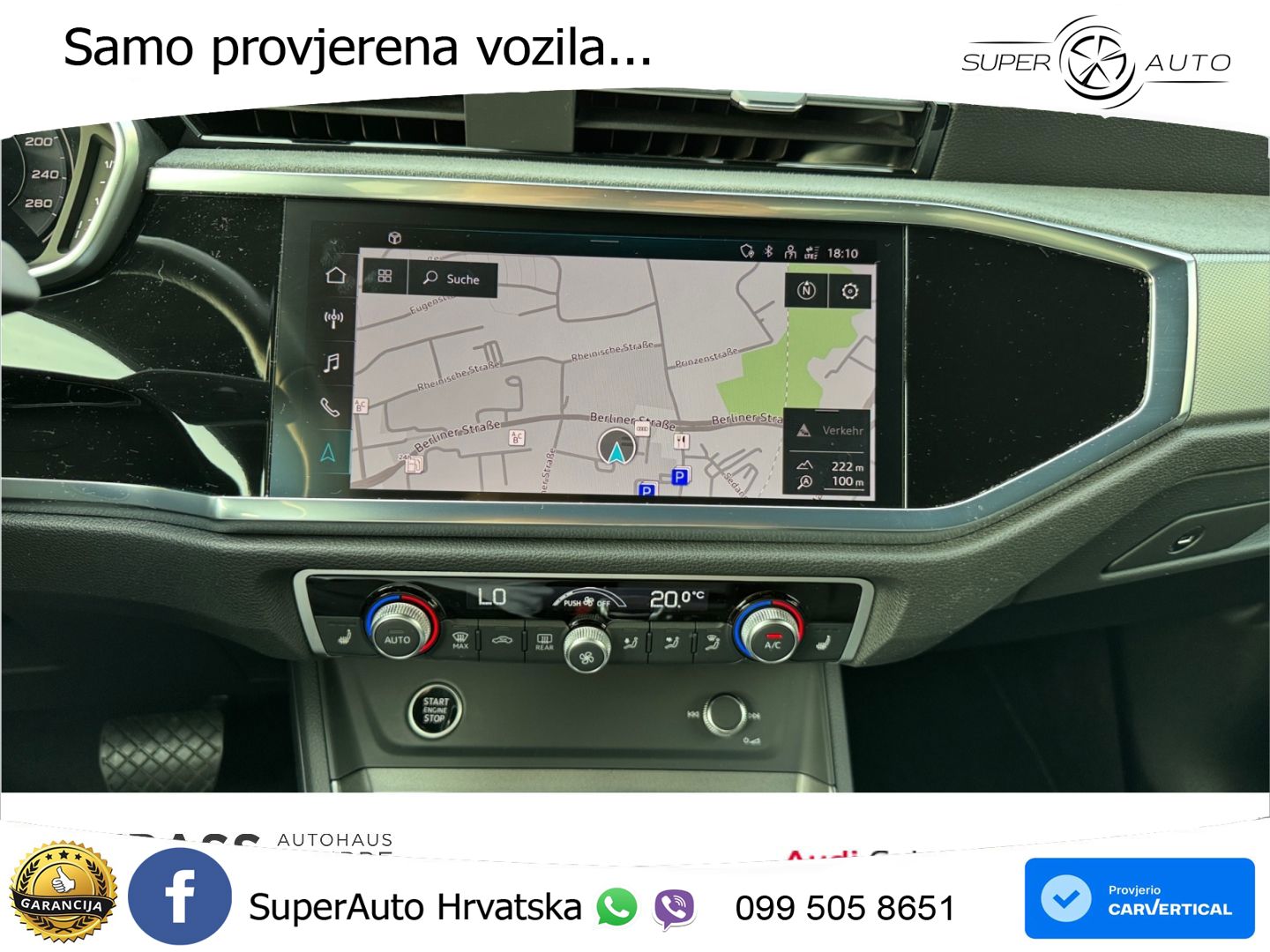 Audi Q3 40 TFSI (190 KS) quattro S tronic S line MATRIX+GR SJED+KAM
