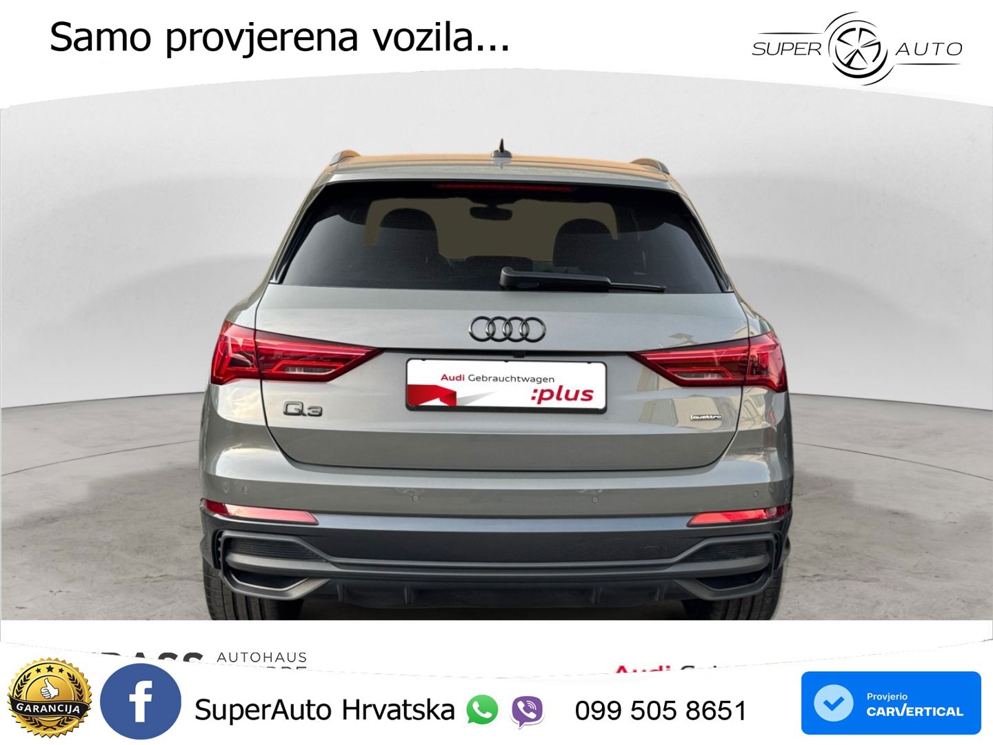Audi Q3 40 TFSI (190 KS) quattro S tronic S line MATRIX+GR SJED+KAM