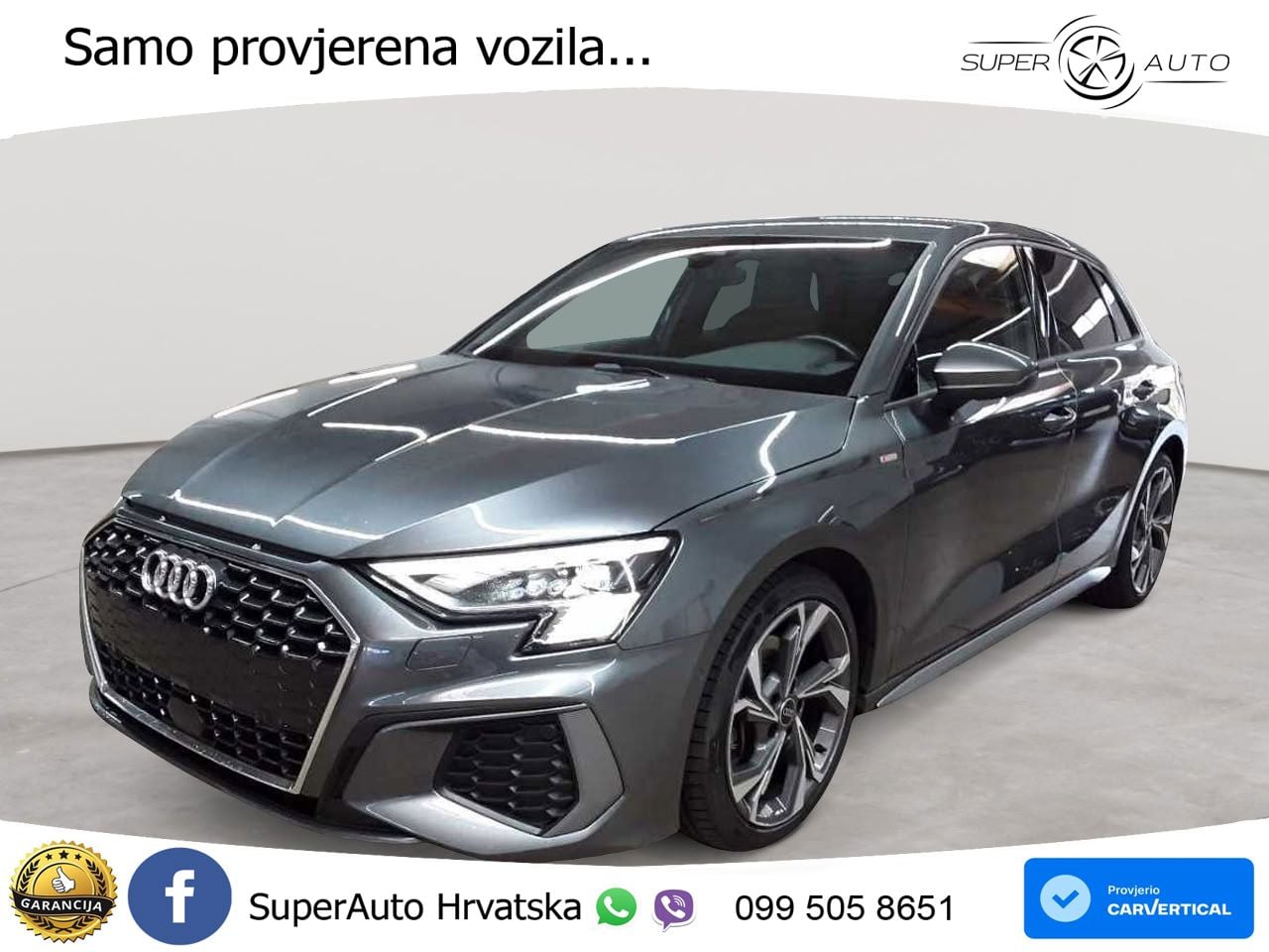 Audi A3 40 TFSI (190 KS) quattro S tronic S line
