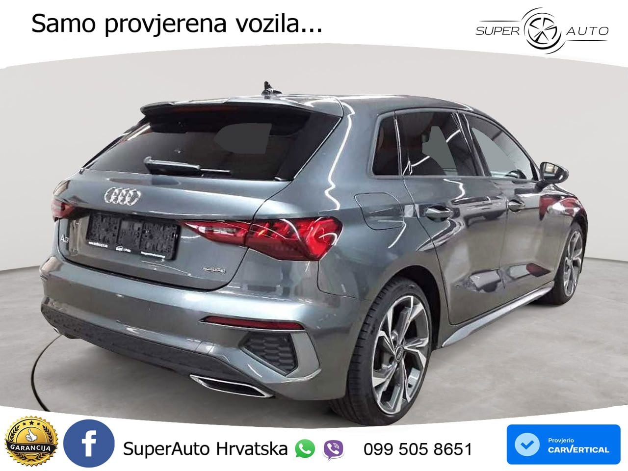 Audi A3 40 TFSI (190 KS) quattro S tronic S line
