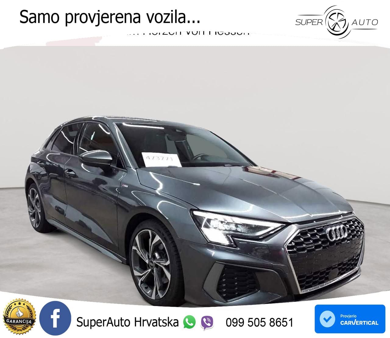 Audi A3 40 TFSI (190 KS) quattro S tronic S line