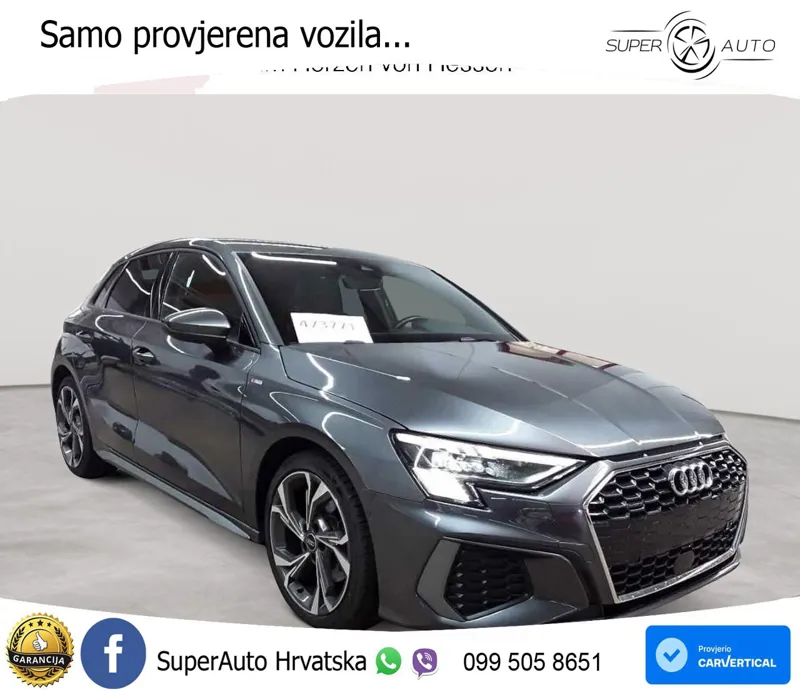 Audi A3 40 TFSI (190 KS) quattro S tronic S line