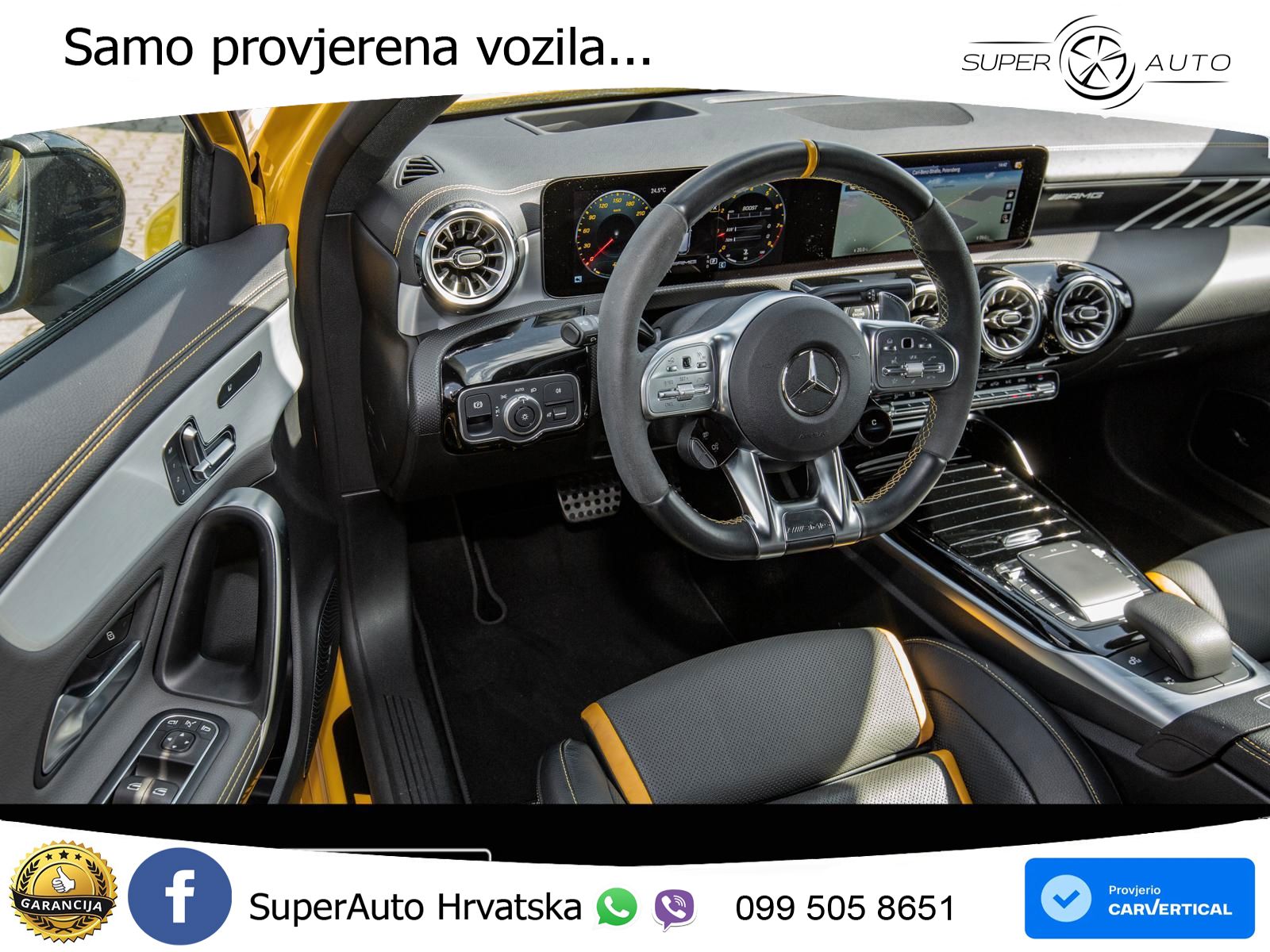 Mercedes-Benz AMG A 45 S 4MATIC+ AMG SPEEDSHIFT DCT 8G LED+GR SJED+ACC