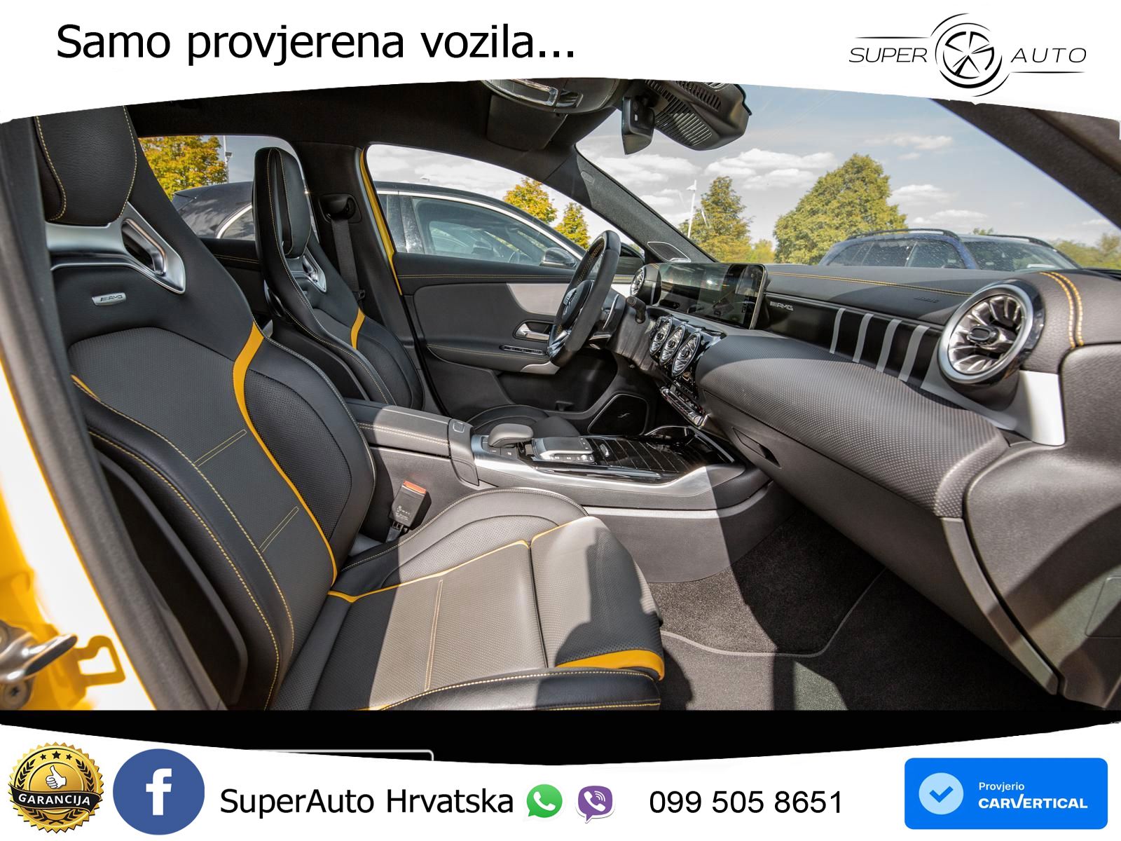 Mercedes-Benz AMG A 45 S 4MATIC+ AMG SPEEDSHIFT DCT 8G LED+GR SJED+ACC