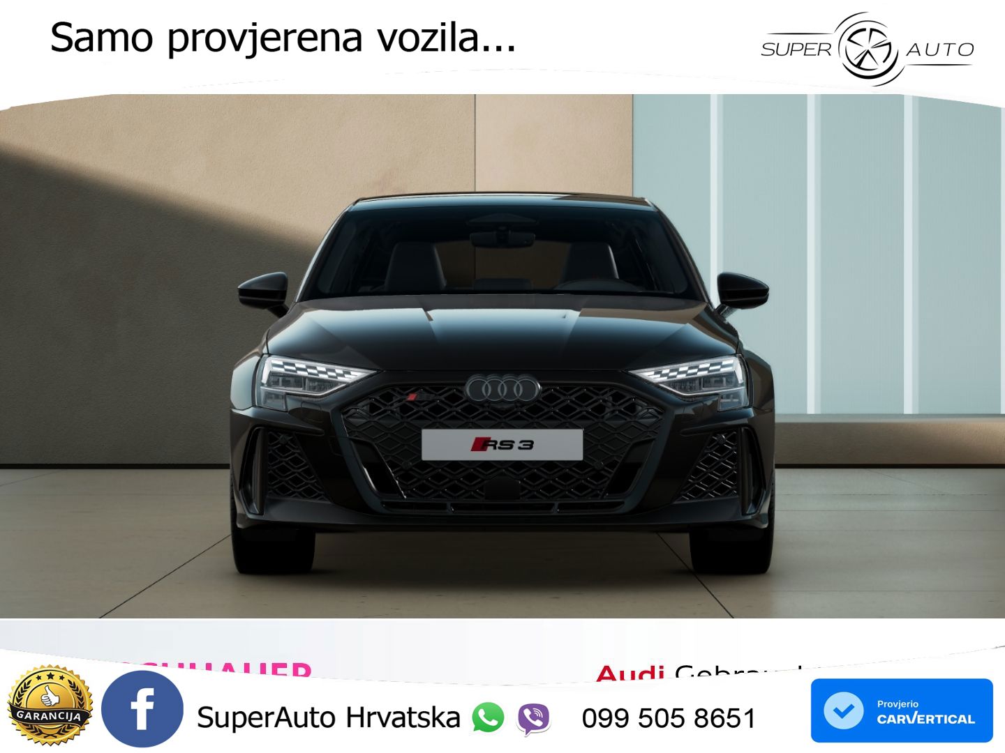 Audi RS3 Sedan 2.5 TFSI (400 KS) quattro S tronic MATRIX+GR SJED+KAM