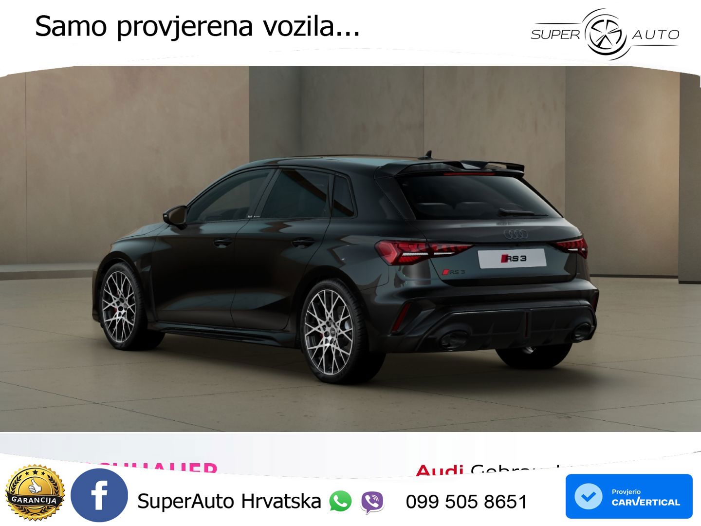 Audi RS3 Sedan 2.5 TFSI (400 KS) quattro S tronic MATRIX+GR SJED+KAM