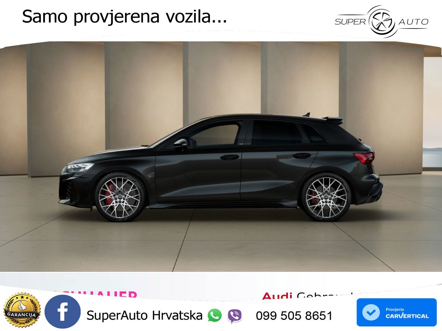 Audi RS3 Sedan 2.5 TFSI (400 KS) quattro S tronic MATRIX+GR SJED+KAM