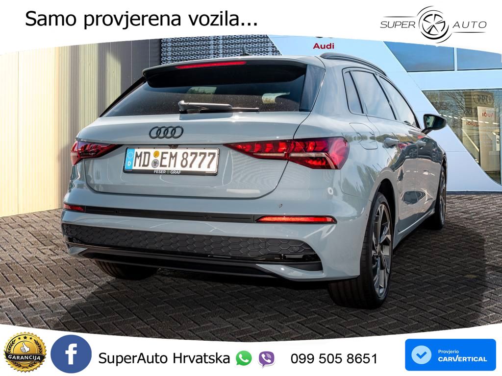 Audi A3 35 TFSI (150 KS) S tronic LED+GR SJED+ACC