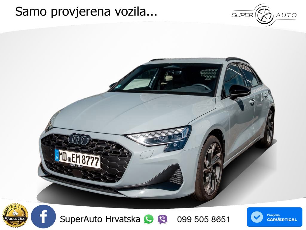 Audi A3 35 TFSI (150 KS) S tronic LED+GR SJED+ACC