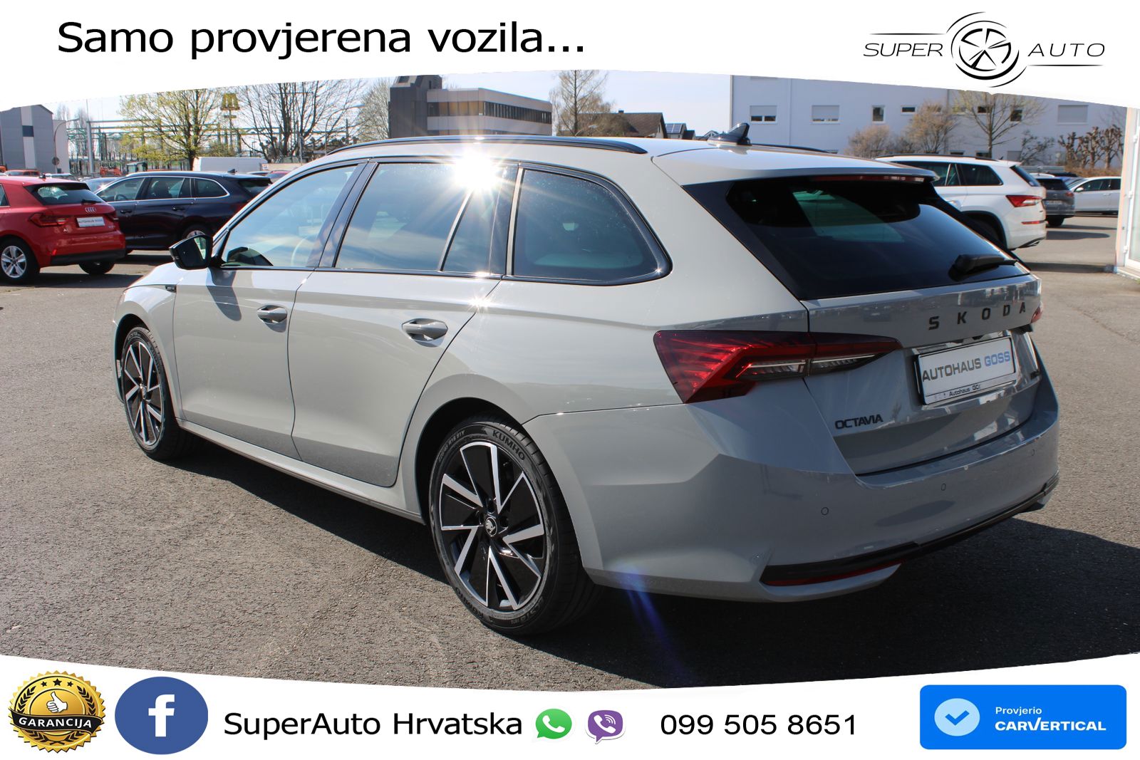 Škoda Octavia Combi 1.5 TSI (150 KS) DSG SportLine LED+GR SJED+ACC