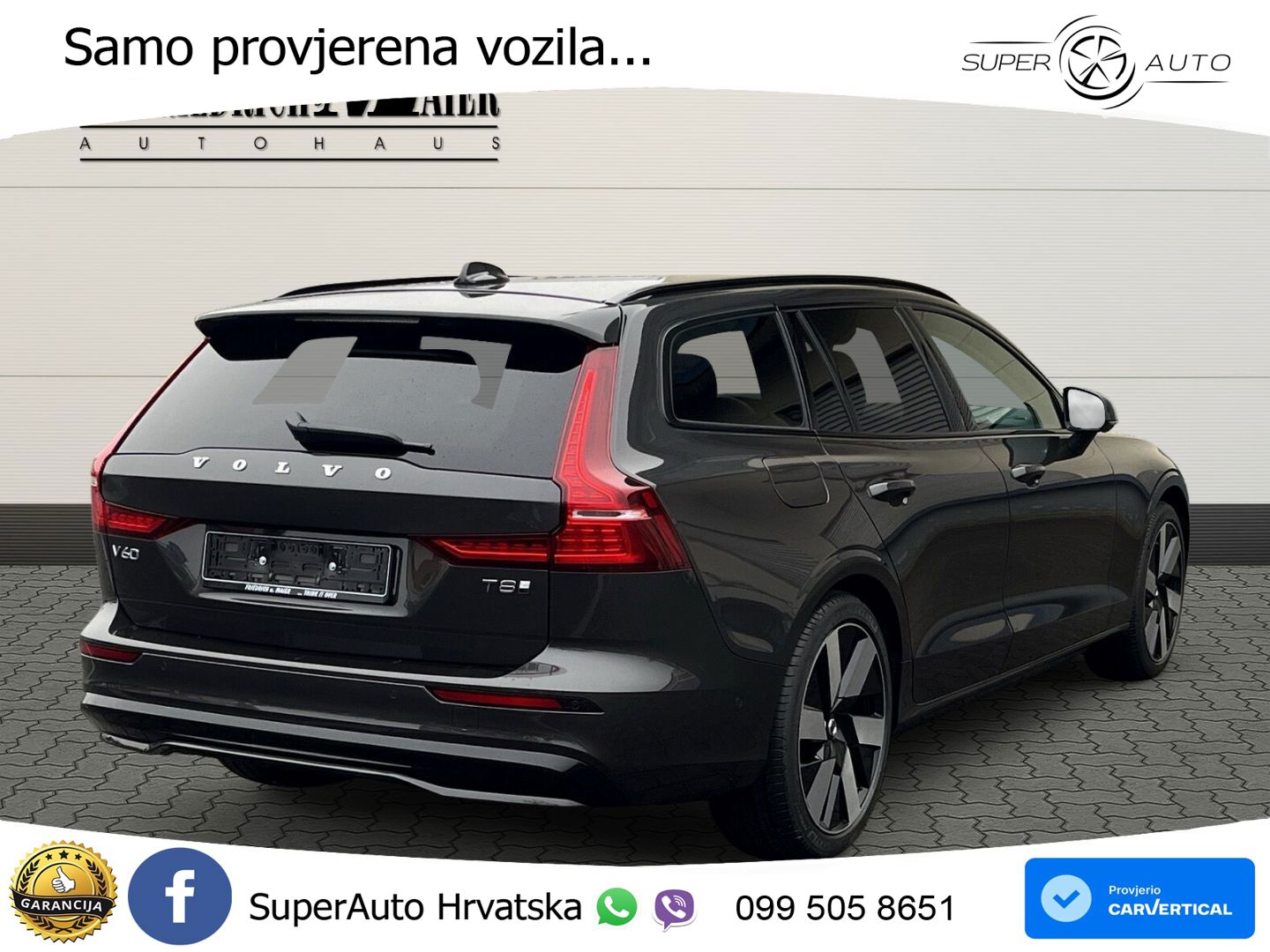 Volvo V60 2.0 T8 AWD Geartronic LED+GR SJED+ACC