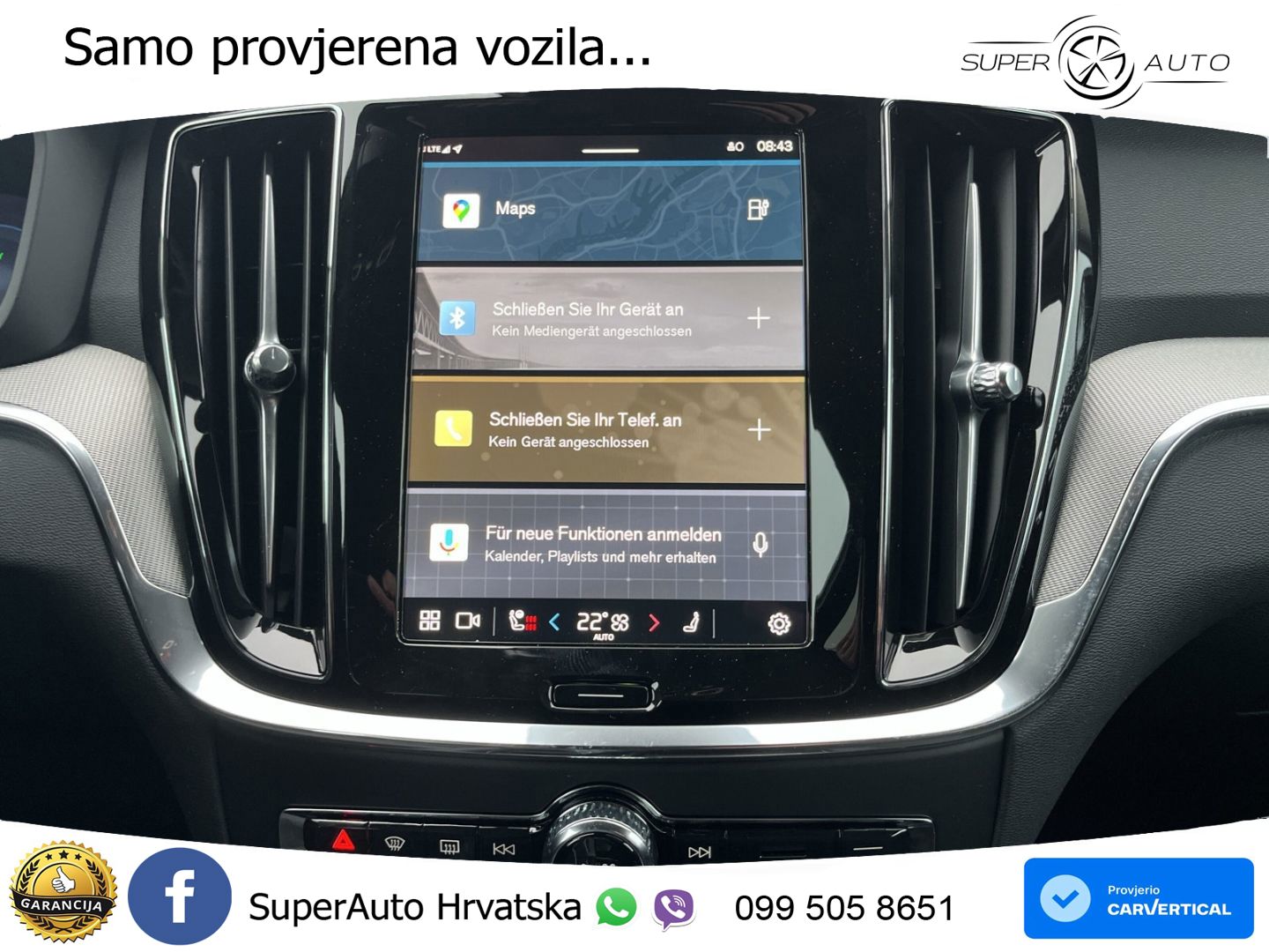 Volvo V60 2.0 T8 AWD Geartronic LED+GR SJED+ACC