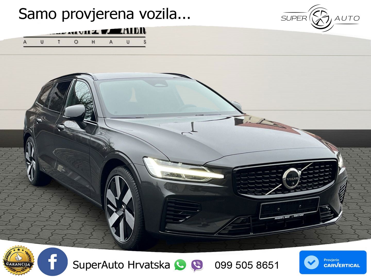 Volvo V60 2.0 T8 AWD Geartronic LED+GR SJED+ACC
