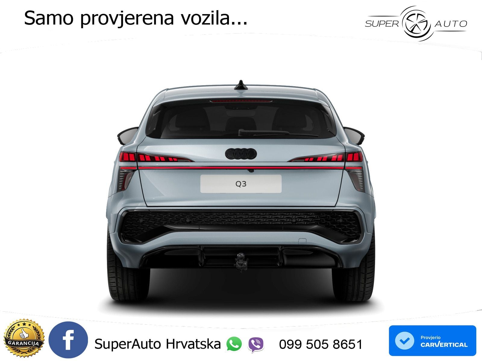 Audi Q3 Sportback 1.5 TFSI (150 KS) S tronic S line LED+GR SJED+ACC