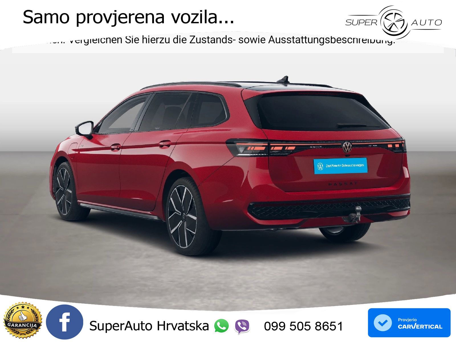 Volkswagen Passat Variant 1.5 TSI (204 KS) eHybrid DSG R-Line LED+GR SJED+ACC