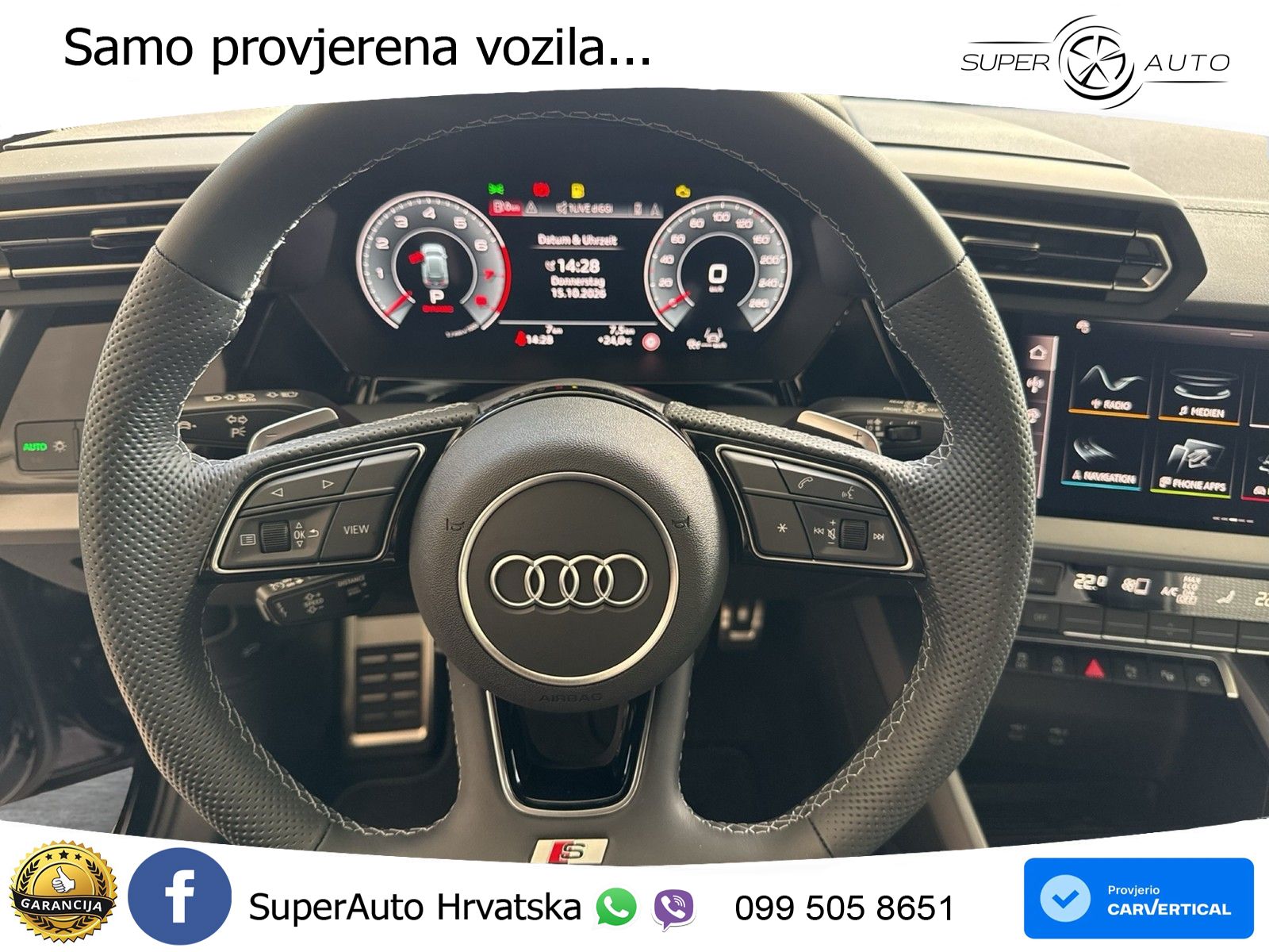 Audi A3 40 TFSI (204 KS) quattro S tronic S line LED+GR SJED+ACC