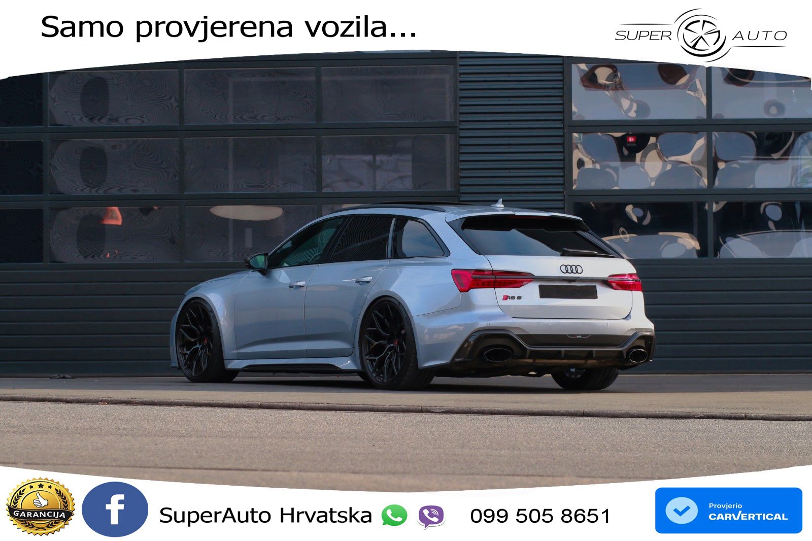 Audi RS6 Avant 4.0 TFSI V8 (600 KS) quattro Tiptronic LED+GR SJED+ACC