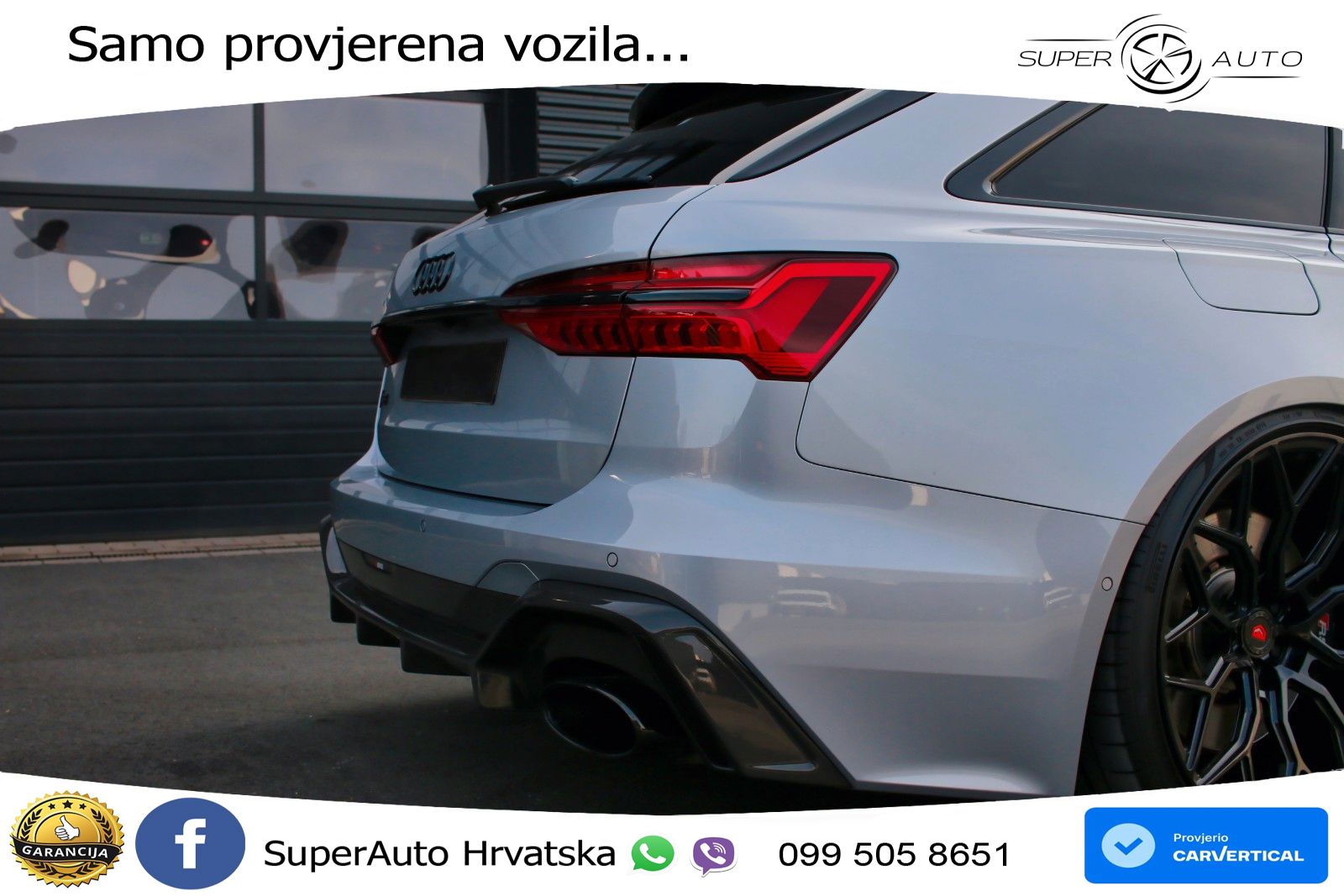 Audi RS6 Avant 4.0 TFSI V8 (600 KS) quattro Tiptronic LED+GR SJED+ACC
