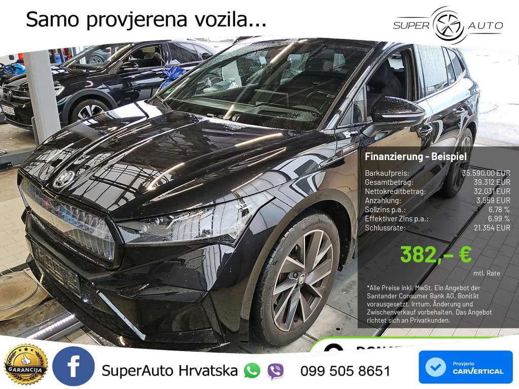Škoda Enyaq iV 80x 82 kWh (265 KS) AWD SportLine LED+GR SJED+ACC