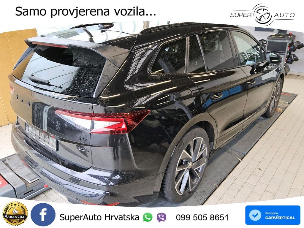 Škoda Enyaq iV 80x 82 kWh (265 KS) AWD SportLine LED+GR SJED+ACC