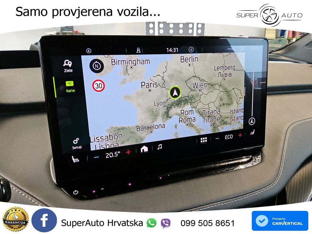 Škoda Enyaq iV 80x 82 kWh (265 KS) AWD SportLine LED+GR SJED+ACC